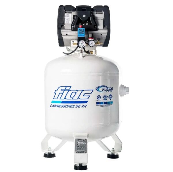 COMPRESSOR DE AR PARA CONSULTÓRIO ODONTOLÓGICO F.ZERO XS100V 10PCM 100L 120PSI - 220V REF - 8975706122